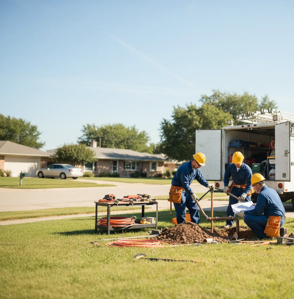 Leak Detection in Ponder, TX
